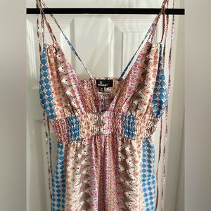 Lulus multi colored maxi dress